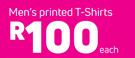 Men's Printed T-Shirts-Each