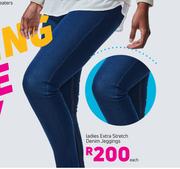 Ladies Extra Stretch Denim Jeggings-Each