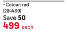 Prolong Water-Based Road Marking Paint Red-Each
