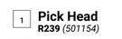 Builders Pick Head 501154