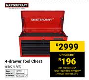 Mastercraft 4 Drawer Tool Chest 850011757.
