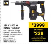 CAT 220V 1500W Rotary Hammer