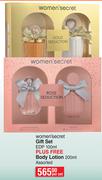 Women'Secret Gift Set EDP 100ml Plus Free Body Lotion 200ml Assorted-Per Set