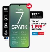 Tecno Spark 7 64GB Smartphone