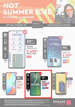 Edgars Mobile : Hot Summer Sale 2 (24 October - 06 November 2022), page 1