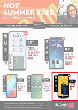 Edgars Mobile : Hot Summer Sale 2 (24 October - 06 November 2022), page 1