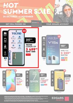 Edgars Mobile : Hot Summer Sale 2 (24 October - 06 November 2022), page 1