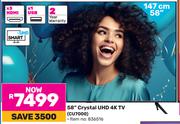Samsung 58" Crystal UHD 4KTV CU7000