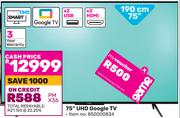Skyworth 75" UHD Google TV