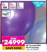 Samsung 85" Crystal UHD 4K TV CU7000