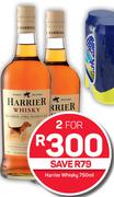 Harrier Whisky-For 2 x 750ml
