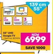 Skyworth 55" (139cm) UHD Google TV