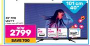 Telefunken 40" (101cm) FHD LED TV