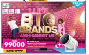 Samsung 98"(248cm) QLED 4K  TV Q80C Plus The Freestyle 