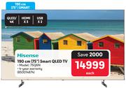 Hisense 190cm (75") Smart QLED TV 75Q6N