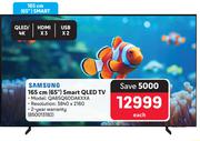 Samsung 165cm (65") Smart QLED TV QA65Q60DAKXXA