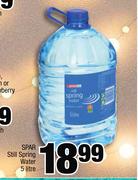 Spar Still Spring Water-5Ltr