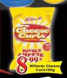 Willards Cheese Curls-150g