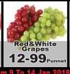 Red & White Grapes-Per Punnet