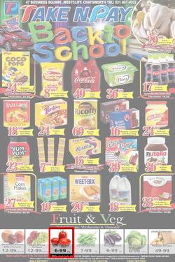 Take 'n Pay : Back To School (9 Jan - 14 Jan 2018), page 1