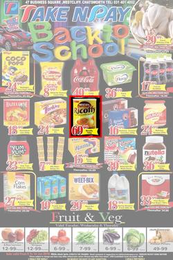 Take 'n Pay : Back To School (9 Jan - 14 Jan 2018), page 1