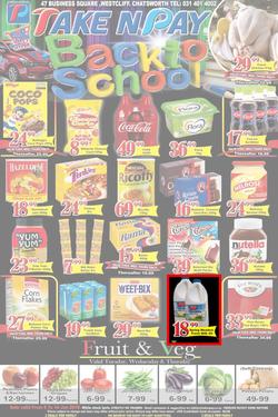 Take 'n Pay : Back To School (9 Jan - 14 Jan 2018), page 1