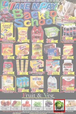 Take 'n Pay : Back To School (9 Jan - 14 Jan 2018), page 1
