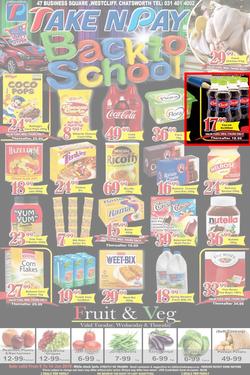 Take 'n Pay : Back To School (9 Jan - 14 Jan 2018), page 1