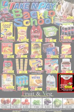 Take 'n Pay : Back To School (9 Jan - 14 Jan 2018), page 1