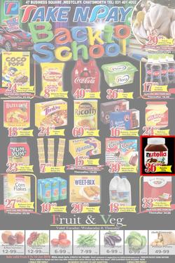 Take 'n Pay : Back To School (9 Jan - 14 Jan 2018), page 1