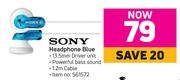 Sony Headphone (Blue)