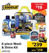 Shield 6 Piece Wash & Shine Kit