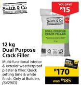 Smith & Co 12Kg Dual Purpose Crack Filler