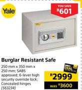 Yale Burglar Resistant Safe