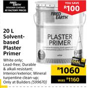 Fired Earth Solvent Based Plaster Primer-20L