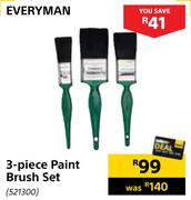 Everyman 3 Piece Paint Brush Set