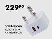 Volkano Robust 20W Charging Plug