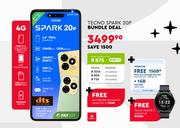 Tecno Spark 20P Bundle Deal 4G