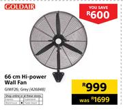 Goldair 66cm Hi-Power Wall Fan