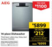 AEG 14 Place Dishwasher