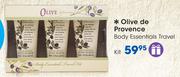 Olive De Provence Body Essential Travel Kit