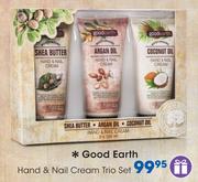 Good Earth Hand & Nail Cream Trio Set