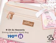 Oh So Heavenly Shining Splendour Vanity Bag