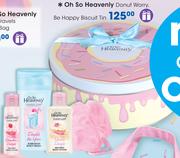 Oh So Heavenly Donut Worry Be happy Biscuit Tin