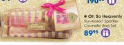 Oh So Heavenly Sun Kissed Sparkle Cosmetic Bag Set