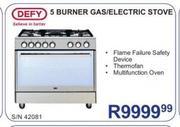 Defy 5 Burner Gas/Electric Stove