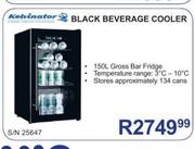 Kelvinator Black Beverage Cooler