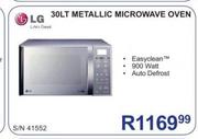 LG 30Lt Metallic Microwave Oven