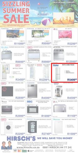 Hirsch's : Summer Sale (27 Jan - 01 Feb 2015), page 1