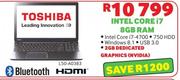 Toshiba Intel Core i7 8GB RAM L50-A0383